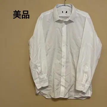 [ 새상품급 ] 남성용/와이셔츠/긴팔 셔츠/화이트/화이트