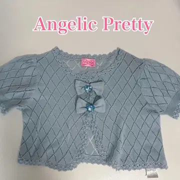 Angelic Pretty Wonder Cookie 와펜 니트 볼레로