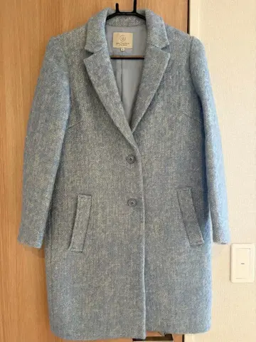 BEAUTY&YOUTH 체스터 코트 S 사이즈 라이트 블루