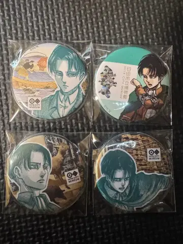 진격의 거인 리바이 캔 배지