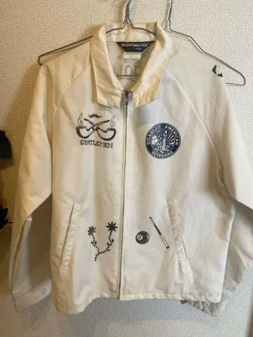 SPORTSMASTER 빈티지 자켓 핸드 페인트