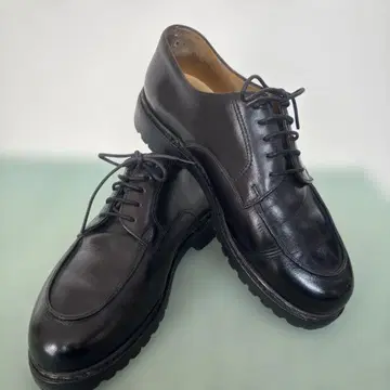 Paraboot 블랙 드레스 신발 가죽 약 25cm