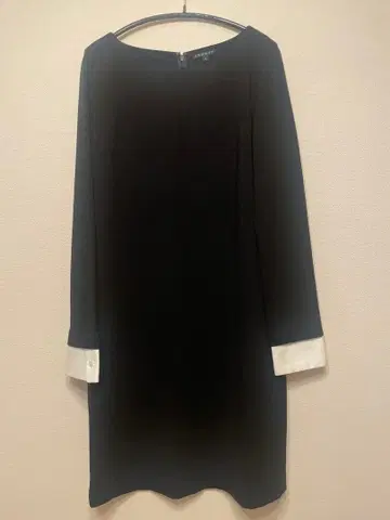 띠어리 theory 블랙 드레스 원피스 화이트 커프스 포함