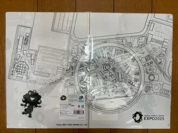 2장 세트 EXPO2025 지도 디자인 클리어 파일