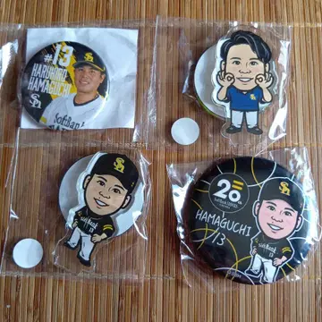 와카타카 가챠 하마구치 하루히로 선수 4종류 4점 세트