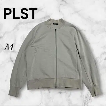 플라스테 풀 집업 블루종 맨투맨 그레이 M 사이즈 점퍼