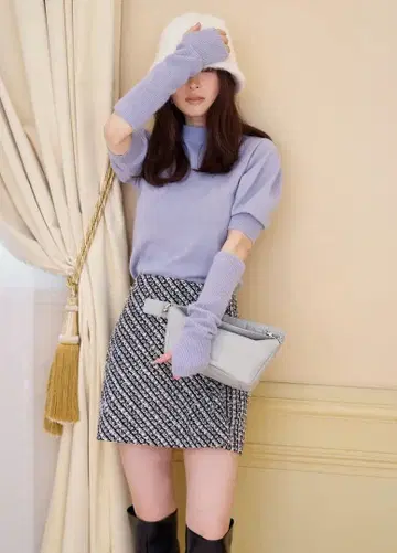 SNIDEL 스나이델 랩 미니 스커트