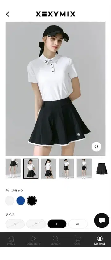 XEXYMIX 골프 스커트 L 사이즈