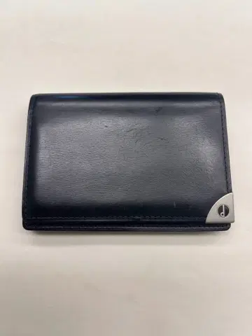 dunhill 블랙 가죽 명함지갑
