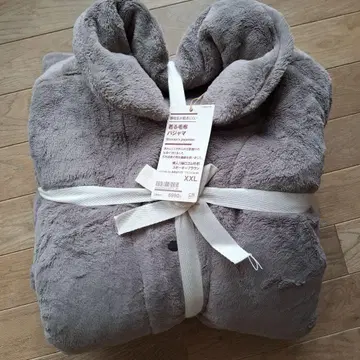 MUJI 착용 담요 파자마 XXL 스모키 브라운 (여성)