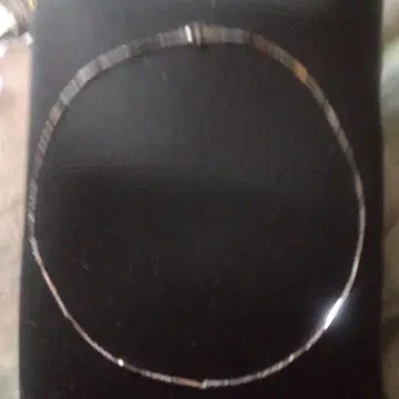 실버 체인 목걸이