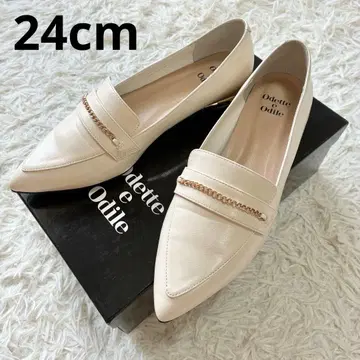 24cm 오데트 에 오딜 체인 로퍼 플랫