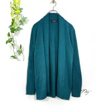 CLASSA 3L 빅 사이즈 아크릴 100% 니트 가디건 무지