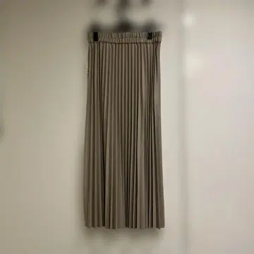 가죽 플리츠 스커트