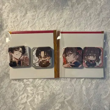 도쿄 에이리언즈 미니 스퀘어 캔뱃지 우엔 & 메이메이