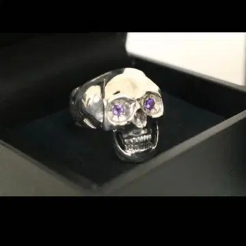 CALEE: DOD 콜라보 럭키 스컬 반지 실버 칼리