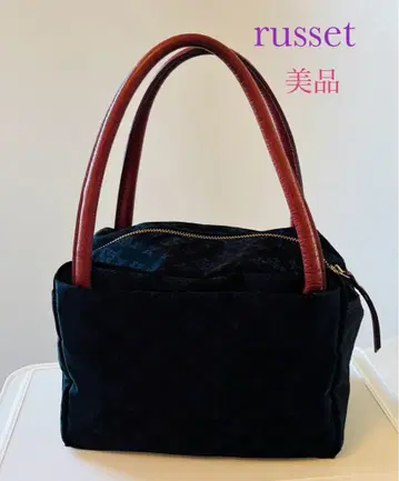 러셋 Russet 큐브백 핸드백 브라운 새상품급 가벼움~