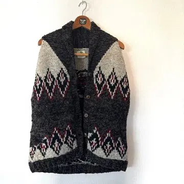 Nepal 카우친 울 니트 베스트