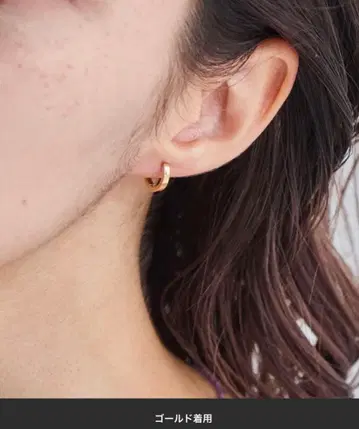 JUPITER [ K10 ] 스트레이트 후프 귀걸이