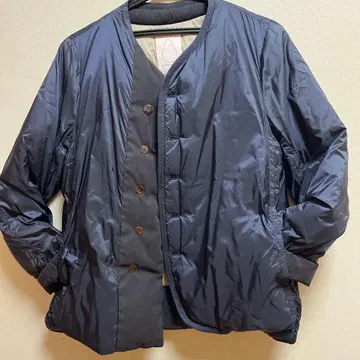 팔라스 팰리스 다운 코트 네이비 컬러