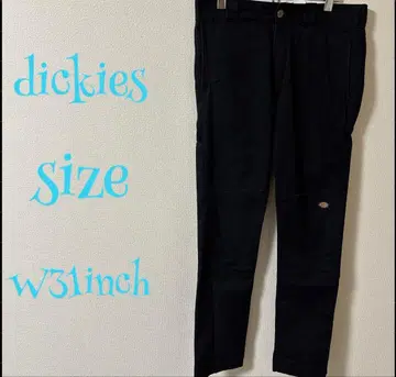 디키즈 dickies 워크 팬츠 더블니 W31inch 블랙