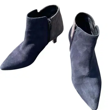 리즈라피네 부티 23cm 네이비 스웨이드 펌프스 부츠