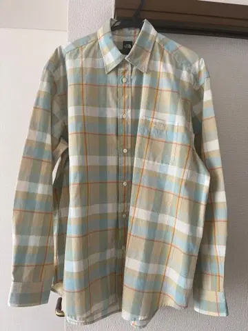 THE NORTH FACE 체크 무늬 긴팔 셔츠