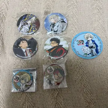 츠바사 크로니클 파이 블랙 강철 캔뱃지 6개 세트 & 코스터