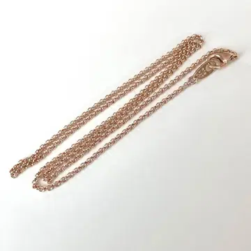 ete 체인 목걸이 39cm 핑크 골드 SV925