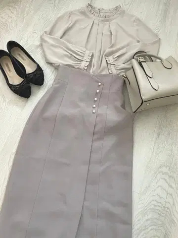 프로포션 타이트 스커트 XS 그레이지