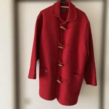 마드모아젤 논논 빨간색 더플 코트