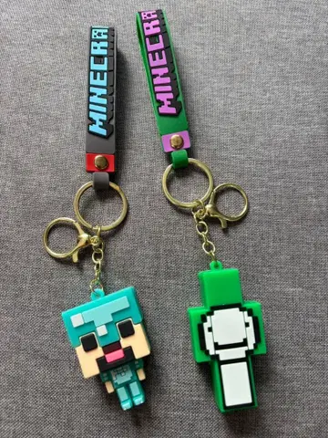 마인크래프트 캐릭터 스트랩 2개 세트