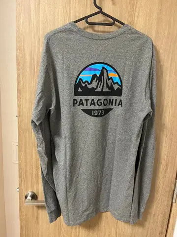 Patagonia 그레이 긴팔 T셔츠 M