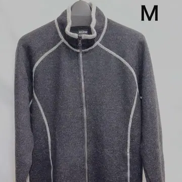 KUHL 다크 그레이 집업 스웨터 M