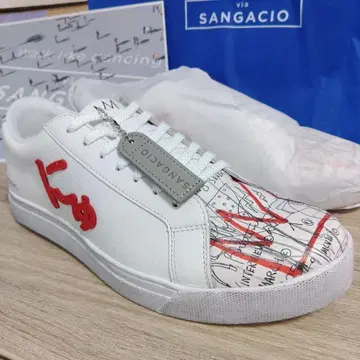 미사용 새상품  바스키아 추첨 한정판 스니커즈 SANGACIO 27.5
