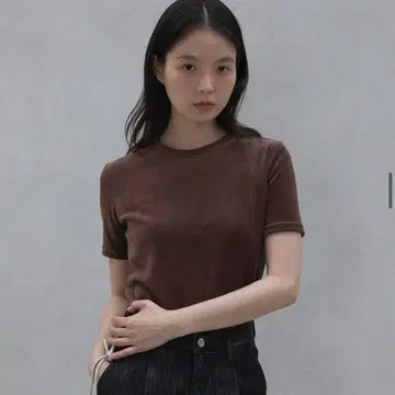 OHOTORO Velor Half Sleeve Top