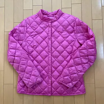 UNIQLO XL 핑크 다운 자켓