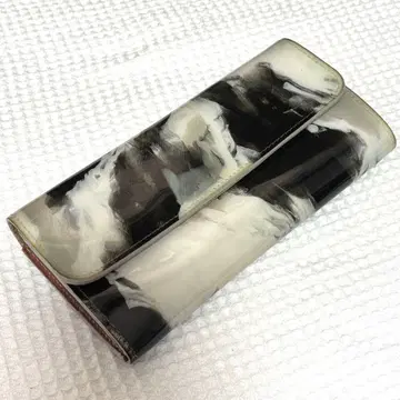 한정판 macromauro 마크로마우로 페인트 롱 지갑