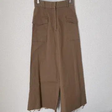 그린 라벨 릴랙싱 와이드 팬츠 36 브라운 허리밴딩