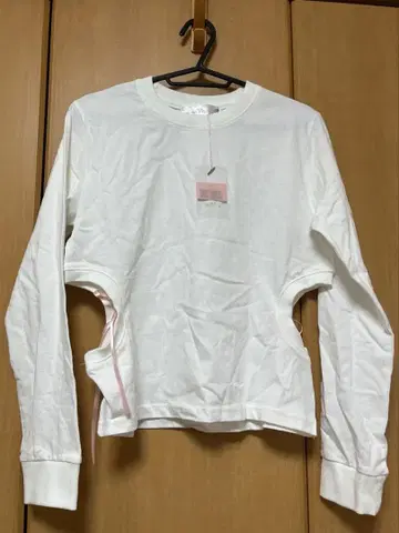 the virgins 리본 사이드 롱 T