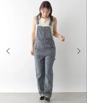 LEPSIM 데님 오버롤 히코리