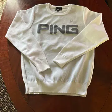 PING 화이트 스웨터 긴팔