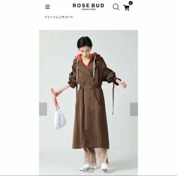 ROSE BUD 브라운 트렌치코트