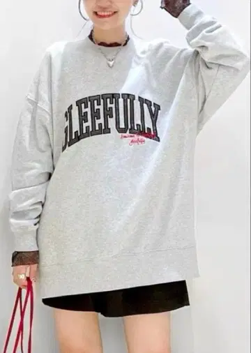 로리즈팜 커스텀 BIG 기모 풀오버 LS