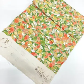 기모노 옷감, 코몬, 리메이크 소재, 순수 실크 P863