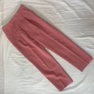 핑크 테이퍼드 팬츠 여성용