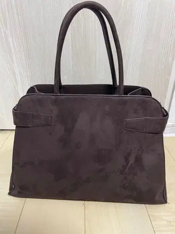 H&M 쇼핑백 토트백 다크 브라운