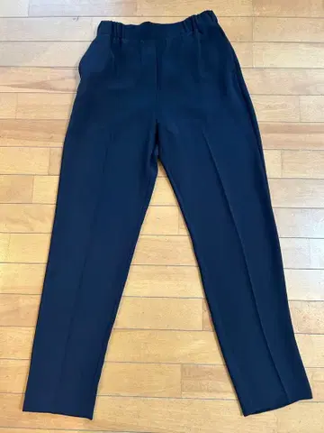 TOMMY HILFIGER 폴리에스테르 테이퍼드 팬츠 네이비