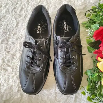 컨디션 최상 TOPAZ 토파즈 워킹 컴포트 슈즈 블랙 24.5