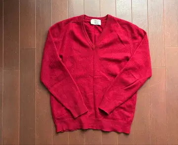 새상품급 Pringle 캐시미어 스웨터 보르도 40